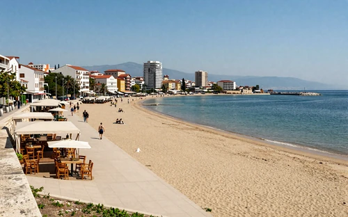 Durres Albania waterfront promenade and Adriatic beach ideal for romantic dates